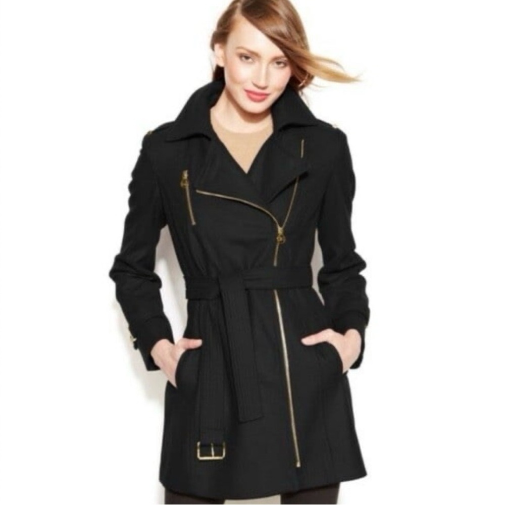 MICHAEL KORS WOOL TRENCH COAT